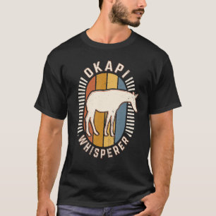 Camiseta Okapi Whisperer Vintage Classic Retro Amor animal