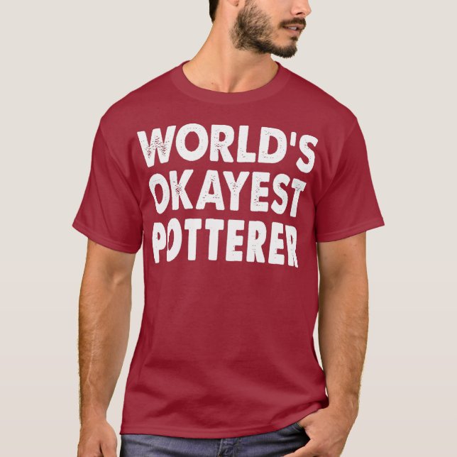 Camiseta Okayest Potterer Tshirt Gift Tee Funny Divertido (Anverso)