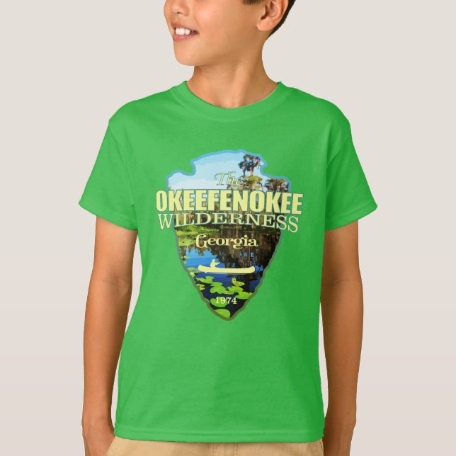 Camiseta Okeefenokee WA (punta de flecha) (Anverso)