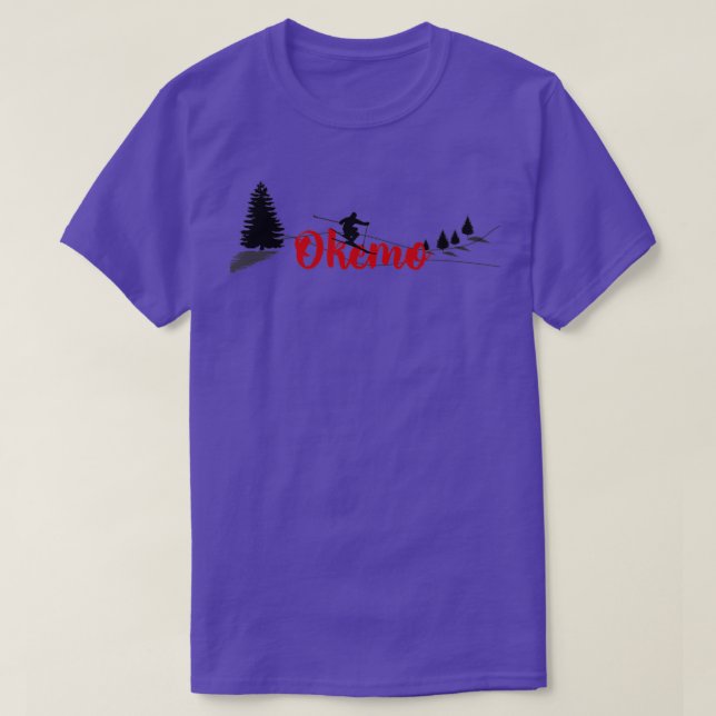 Camiseta Okemo Ski Long (Diseño del anverso)