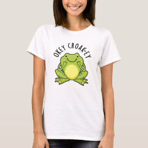 Camiseta Okey Croak-ey Funny Frog Pun