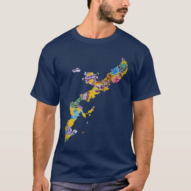 Camiseta Oki Dokey Bingata (Anverso)
