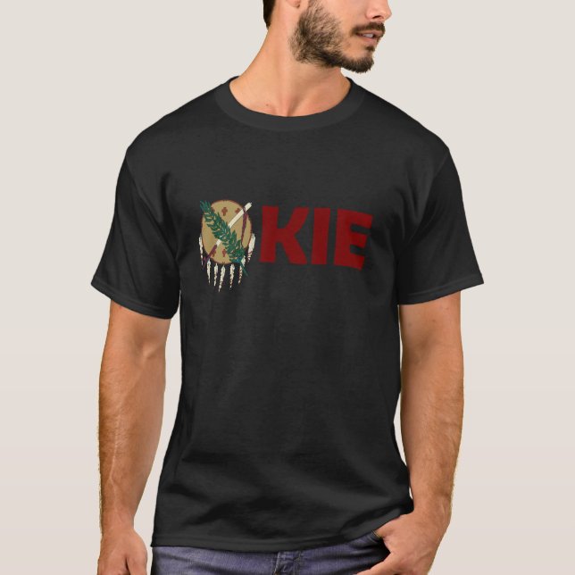 Camiseta Okie con el logotipo de la bandera del estado (Anverso)