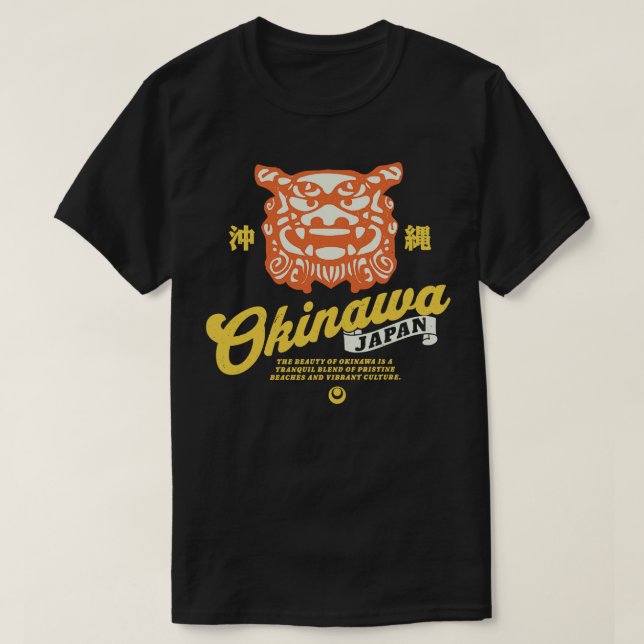 Camiseta Okinawa Ciudad de Japón (Diseño del anverso)