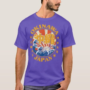 Camiseta Okinawa Japan Vintage Japanese Kanji Characters Ok