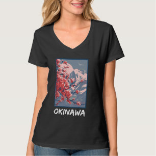 Camiseta Okinawa Japón Sakura Cherry Blossom