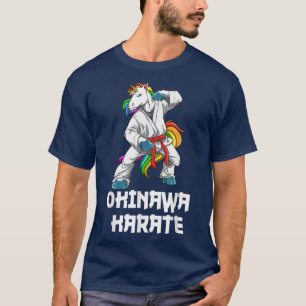 Camiseta Okinawa Karate Unicorn Karate Ar Marcial Japonés