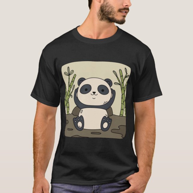 Camiseta Okkotsu yuta Cute Panda (Anverso)