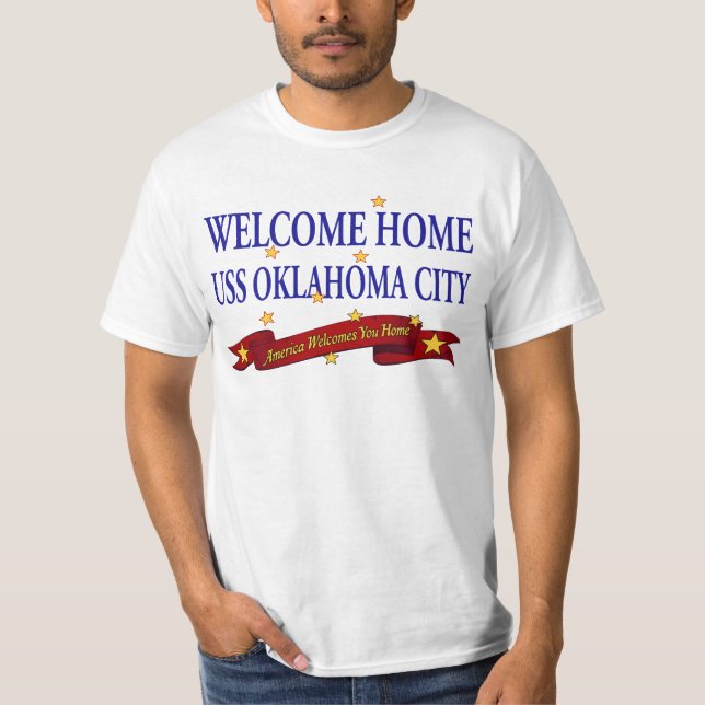 Camiseta Oklahoma City casero agradable de USS (Anverso)