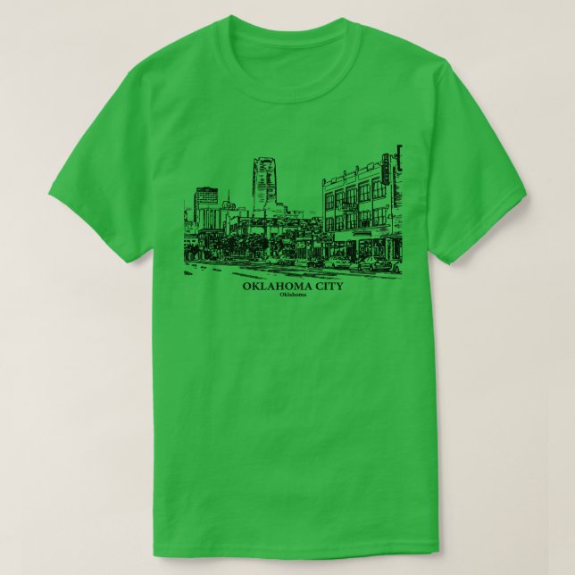 Camiseta Oklahoma City Oklahoma 1 (Diseño del anverso)