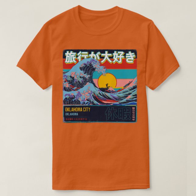 Camiseta Oklahoma City Oklahoma Estados Unidos de América J (Diseño del anverso)