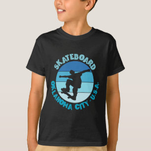 Camiseta Oklahoma City Oklahoma Patinador Urna Patineta