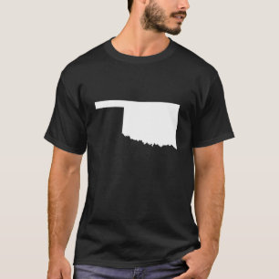 Camiseta Oklahoma en blanco y negro