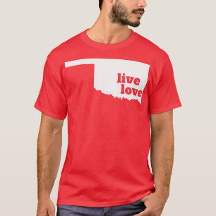 Camiseta Oklahoma Live Love Oklahoma