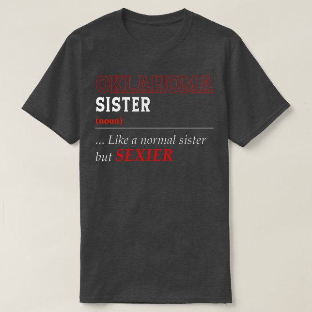 Camiseta Oklahoma Normal Sister (Diseño del anverso)