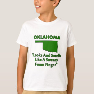 Camiseta Oklahoma - Parece y huele como un dedo de espuma