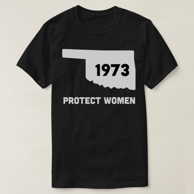 Camiseta Oklahoma Pro Choice Derechos de la Mujer Justicia  (Diseño del anverso)