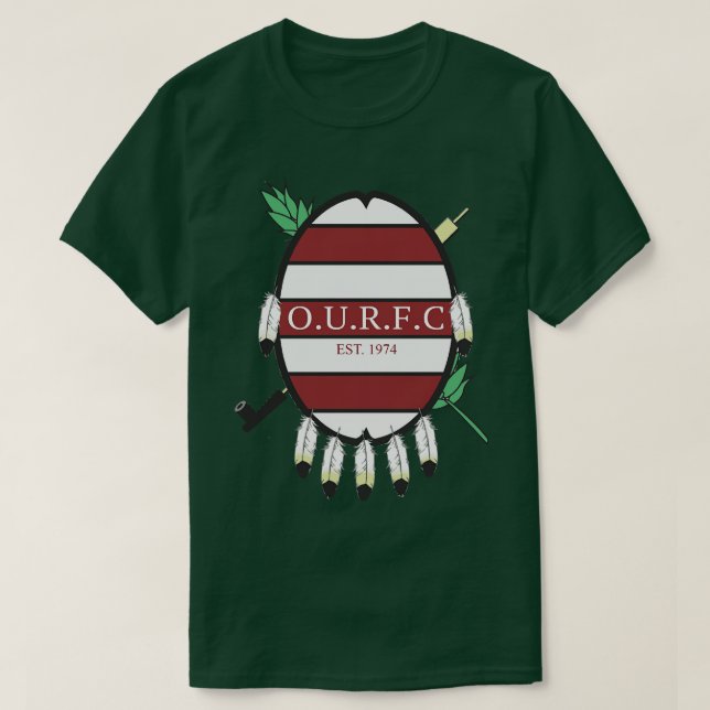 Camiseta Oklahoma Rugby OURFC (Diseño del anverso)