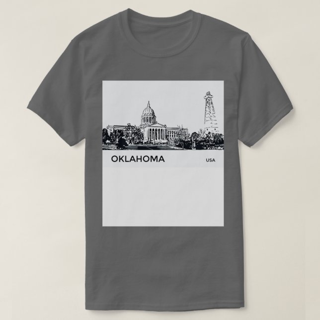 Camiseta Oklahoma State USA (Diseño del anverso)