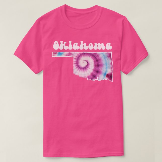 Camiseta Oklahoma Tie Dye (Diseño del anverso)