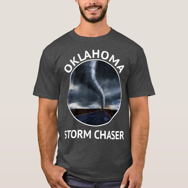 Camiseta OKLAHOMA Tormenta meteorológica Huracán Tornado Ch (Anverso)