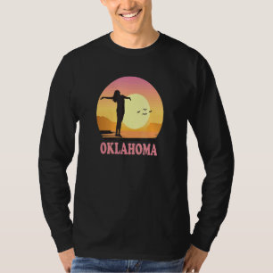 Camiseta Oklahoma Vacation Beach Morning Sun Water Peace Ha