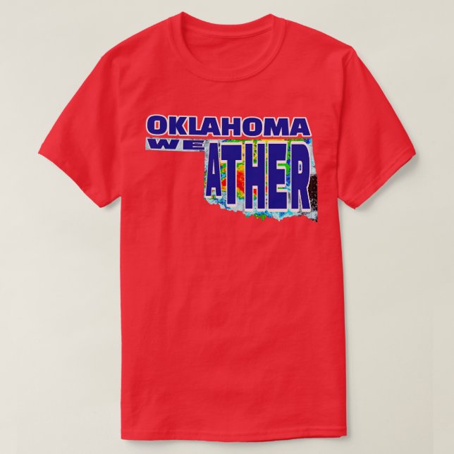 CAMISETA OKLAHOMA WEATHER (Diseño del anverso)