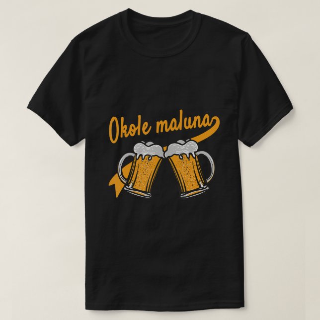 Camiseta Okole Maluna Hawaii alienta a la cerveza a beber S (Diseño del anverso)