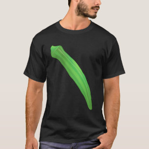 Camiseta Okra Vegetable Gumbo Comida Sur