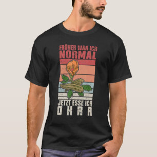 Camiseta Okra Vegetable Marshmallow Vegetarian Vegetarian
