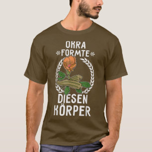 Camiseta Okra Vegetable Marshmallow Vegetarian Vegetarian
