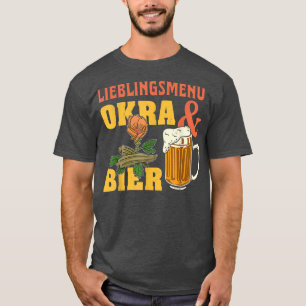 Camiseta Okra Vegetable Marshmallow Vegetarian Vegetarian