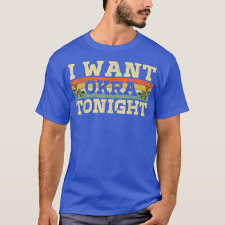 Camiseta Okra Vegetable Marshmallow Vegetarian Vegetarian