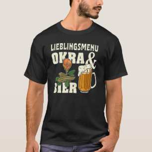 Camiseta Okra Vegetable Marshmallow Vegetarian Vegetarian