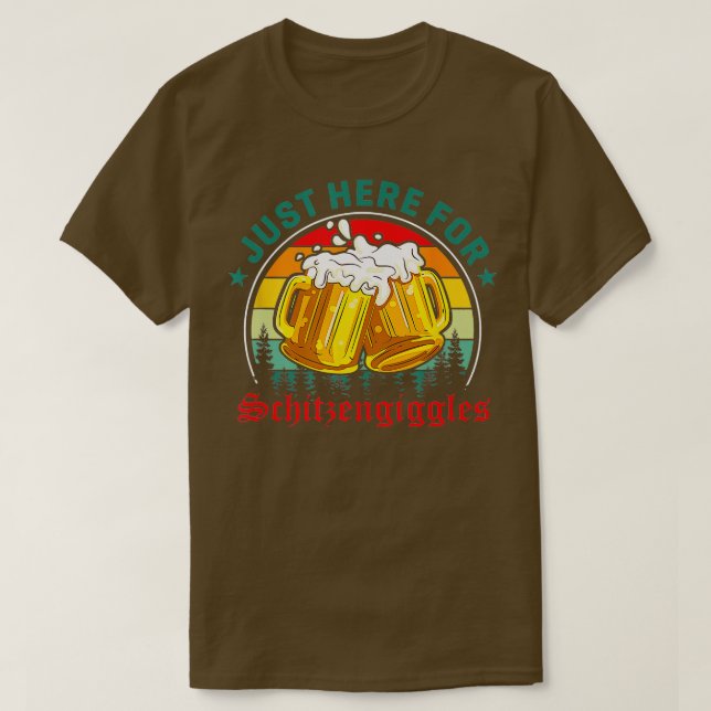 Camiseta Oktoberfest 2023 Justo Aquí Para Schitzengiggles (Diseño del anverso)