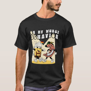 Camiseta Oktoberfest 2024 Sobre Mi Comportamiento Wurst Ret