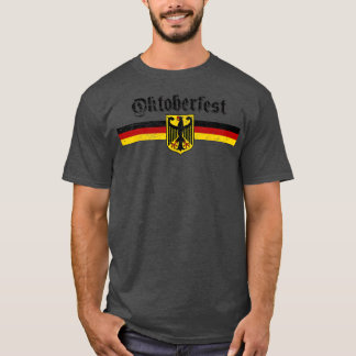 Camiseta OKTOBERFEST Banda de escudo de armas de la bandera