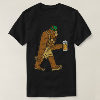 Camiseta Oktoberfest Bigfoot Beer Funny Drinking Shirt