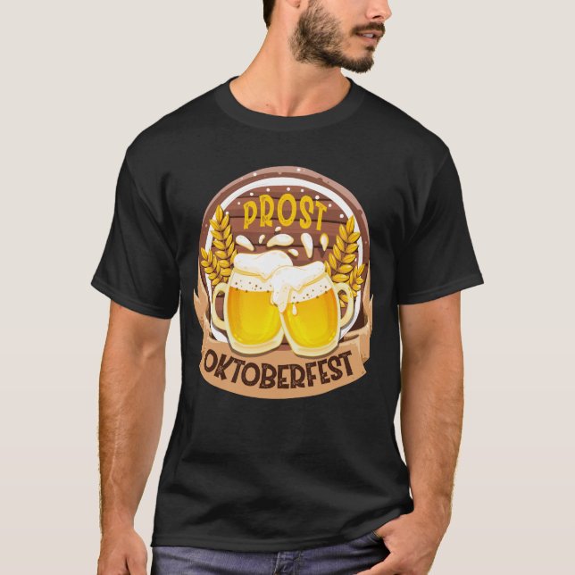 Camiseta Oktoberfest Chequea Fiesta de cerveza alemana (Anverso)