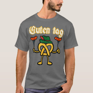 Camiseta Oktoberfest Guten Tag Pretzel Alemán Costume Niños