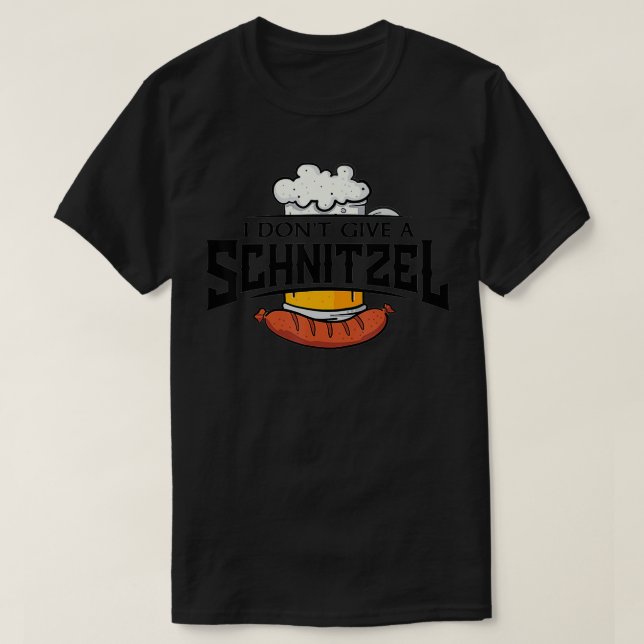 Camiseta Oktoberfest No Doy Un Gracioso Schnitzel Alemán B (Diseño del anverso)