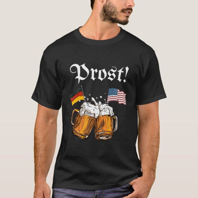 Camiseta Oktoberfest Por La Protesta De La Bandera American (Anverso)