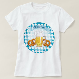 Camiseta Oktoberfest Pretzels y Beer