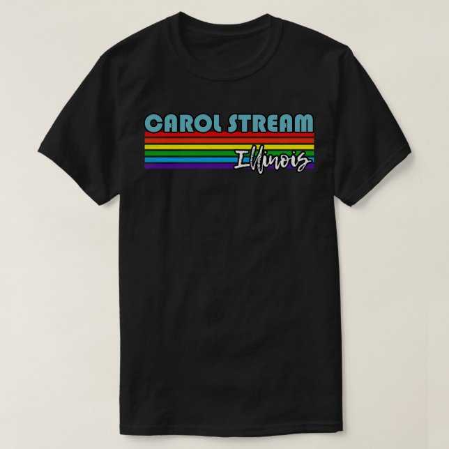 Camiseta ol Stream Illinois Pride ol Stream regalo LGBT (Diseño del anverso)