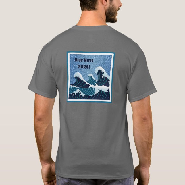 Camiseta ¡Ola Azul 2024! (Reverso)