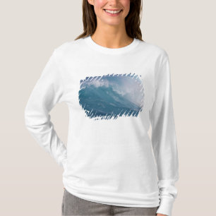 Camiseta Ola azul chocando, Maui, Hawái, EE. UU.