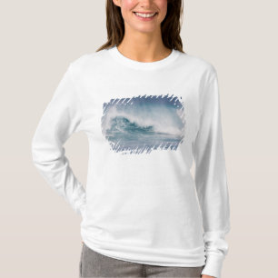 Camiseta Ola azul chocando, Maui, Hawái, EE. UU. 3