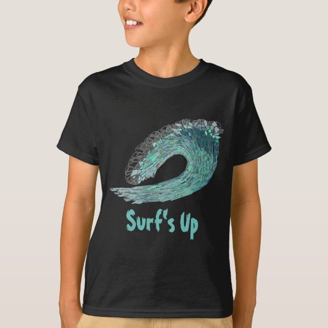 Camiseta Ola Azul estrepitosa, Surf's Up! (Anverso)