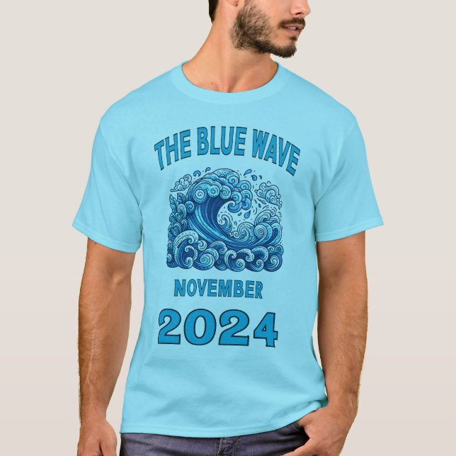 Camiseta Ola Azul Noviembre 2024 (Anverso)