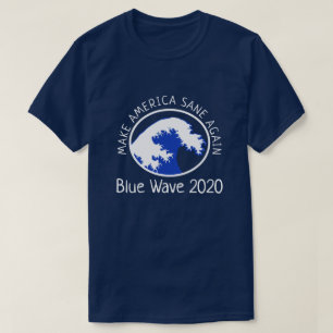 Camiseta Ola Azul "Que Estados Unidos vuelva a Sanar" Democ